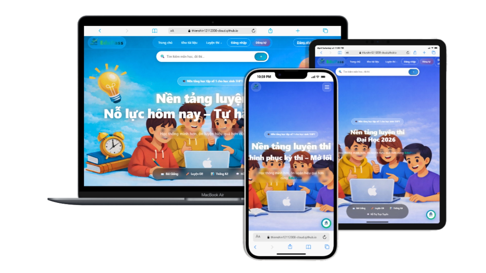 EduPass đa thiết bị